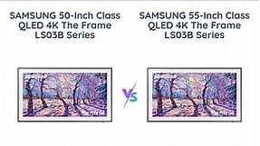 📺 Samsung 50-Inch vs 55-Inch QLED 4K The Frame TV 🖼️
