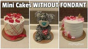 3 Easy and Cute Anniversary Cakes without fondant | Anniversary Cake Ideas
