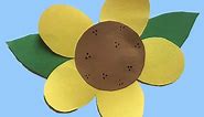 Sunflower Craft for Preschoolers (Free Template) - Crafting Jeannie