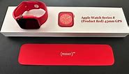 Apple Watch Series 8 (Product Red) 45mm GPS Unboxing
