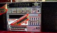 Unboxing Sharp GF-A3 Radio Cassette Boombox 80´s