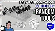 RANDOMIZING OBJECTS in SketchUp with Random Tools - FREE EXTENSION TUTORIAL!