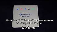 Make Your Old Globe Modem as a Wi-Fi Repeater/Extender | CCTV