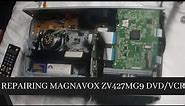 Repairing a Magnavox ZV427MG9 DVD VCR Combo