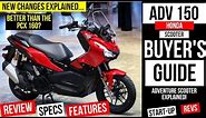 New Honda ADV 150 Scooter Review: Specs, Changes, PCX 160 Comparison, Features... | Adventure Bike