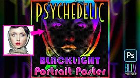 Photoshop: Create Classic Day-Glo, Psychedelic Portrait Posters
