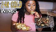 HOW TO MAKE 24K GOLD WINGS!