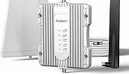 Amazboost Cell Phone Booster for Home -Up to 2,500 sq ft, Cell Phone Signal Booster Kit, All U.S. Carriers -Compatible with Verizon, AT&T, T-Mobile, Sprint & More-5G 4G LTE 3G FCC Approved