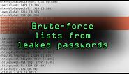 Create Brute-Force Wordlists from Leaked Password Databases [Tutorial]