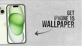 How to Get iPhone 15 Wallpaper on iPhone 14 (tutorial)