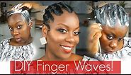 Classy Finger Waves!| Mold n' Go!|Short Hair Tutorial