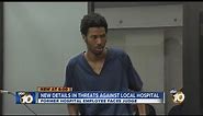 New details emerge in threats against local hospital