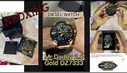 DIESEL WATCH - Mr.Daddy 2.0 GOLD 57mm DZ7333(Unboxing)