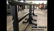 HOW TO BUILD WORK TRESTLES HEIGHT ADJUSTABLE (DIY TUTORIAL)