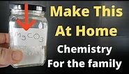 Make Magnesium Carbonate at Home | Chemistry For Kids