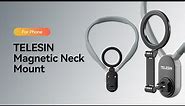 Transform Your Experience with TELESIN's Magnetic Neck Mount for Phones!
