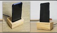 DIY Charging Dock - Wooden Phone Charger Stand