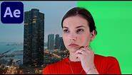 How to Remove Green Screen Video Background in Adobe After Effects CC