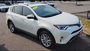 Pre-Owned 2017 Toyota RAV4 Limited AWD in Pearl White