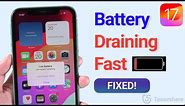 iOS 17.3 Battery Draining? FIXED! iOS 17.3 Battery Saving Tips 2024!