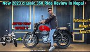 New Royal Enfield Classic 350 First Ride Review in Nepal🇳🇵| Price ? | Is it Better Than Before ?