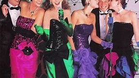 Prom fashion of the 80s and 90s was so fun! Our dresses made a statement! #80sprom #90spromdress #90sprom #80s #90s #ilovethe80s #ilovethe90s #80sfashion #90sfashion
