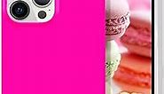 Omorro for Square iPhone 11 Pro Max Case for Women Men Neon, Brigth Cute Fluorescence Luxury Flexible Soft Slim TPU Rubber Gel Bumper Chic Square Edge Protective Hot Pink Girly Square Phone Case