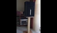 how to make diy speaker stands low cost
