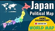 Japan Political Map 2022 /Japan Regional Map/Japan Administrative Regions/Japan Map/World Map Series