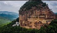 Maiji Mountain Grottoes|Aerial China