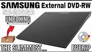 Samsung External DVD-RW SE-208GB Unboxing