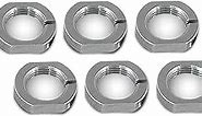 Hornady Sure-Loc Lock Rings, 6 Pack, 044606 - Fits on Standard 7/8-14 Inch Threaded Dies & Accessories - Split Ring Design Die Lock Rings Applies Constant Pressure & Wrench Flats for Easy On/Off