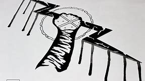 Drawing WWE/UFC Star CM PUNK's Logo [Artwork]