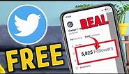 How To Increase Twitter Followers For Free | How I Get Free Twitter Followers