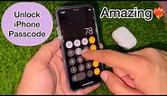 How To Unlock iPhone With Calculator || Amazing Trick || Unlock iPhone 4/5/6/7/8/X/11/12/13/14/15 ||