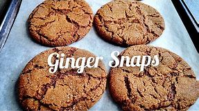 Ginger Snap Biscuits. Easy to make and so delicious.