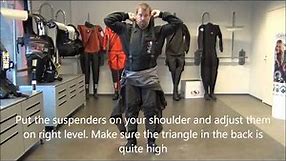 How to dress a drysuit