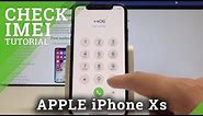 How to Check IMEI Number in iPhone Xs - Find Serial Number in iOS