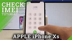 How to Check IMEI Number in iPhone Xs - Find Serial Number in iOS