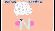 The alphabet for kids. Letter N: Nina & the Noodles