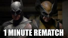 BATMAN vs WOLVERINE - FUN REMATCH - Super Power Beat Down