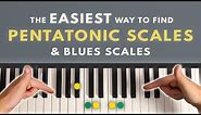 The EASIEST Way To Memorize Pentatonic Scales & Blues Scales (Major & Minor) On Piano