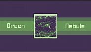 Tiny Pixels::Green Nebula Pixel Art