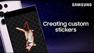 Create your own sticker to decorate photos | Samsung US