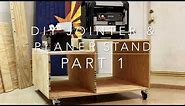 DIY Benchtop Jointer & Planer Stand: Part 1