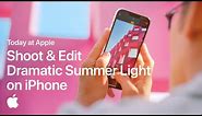 How to Shoot & Edit Dramatic Summer Light on iPhone | Apple