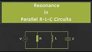 Resonance in Parallel RLC Circuit Explained