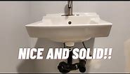 DIY wall mounted sink install (#2)