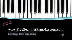 Free Beginner Piano Lesson #5