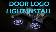 Door Welcome Logo Lights Installation